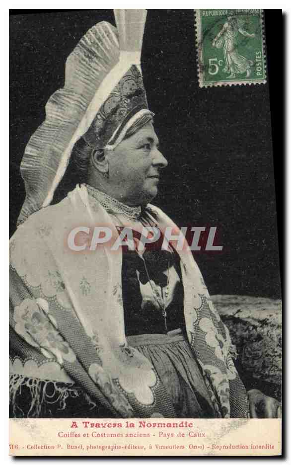 CPA Folklore Normandie Pays de Caux