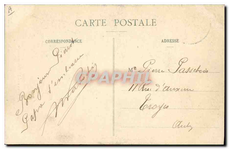CPA Folklore Normandie Pays de Caux — Verso