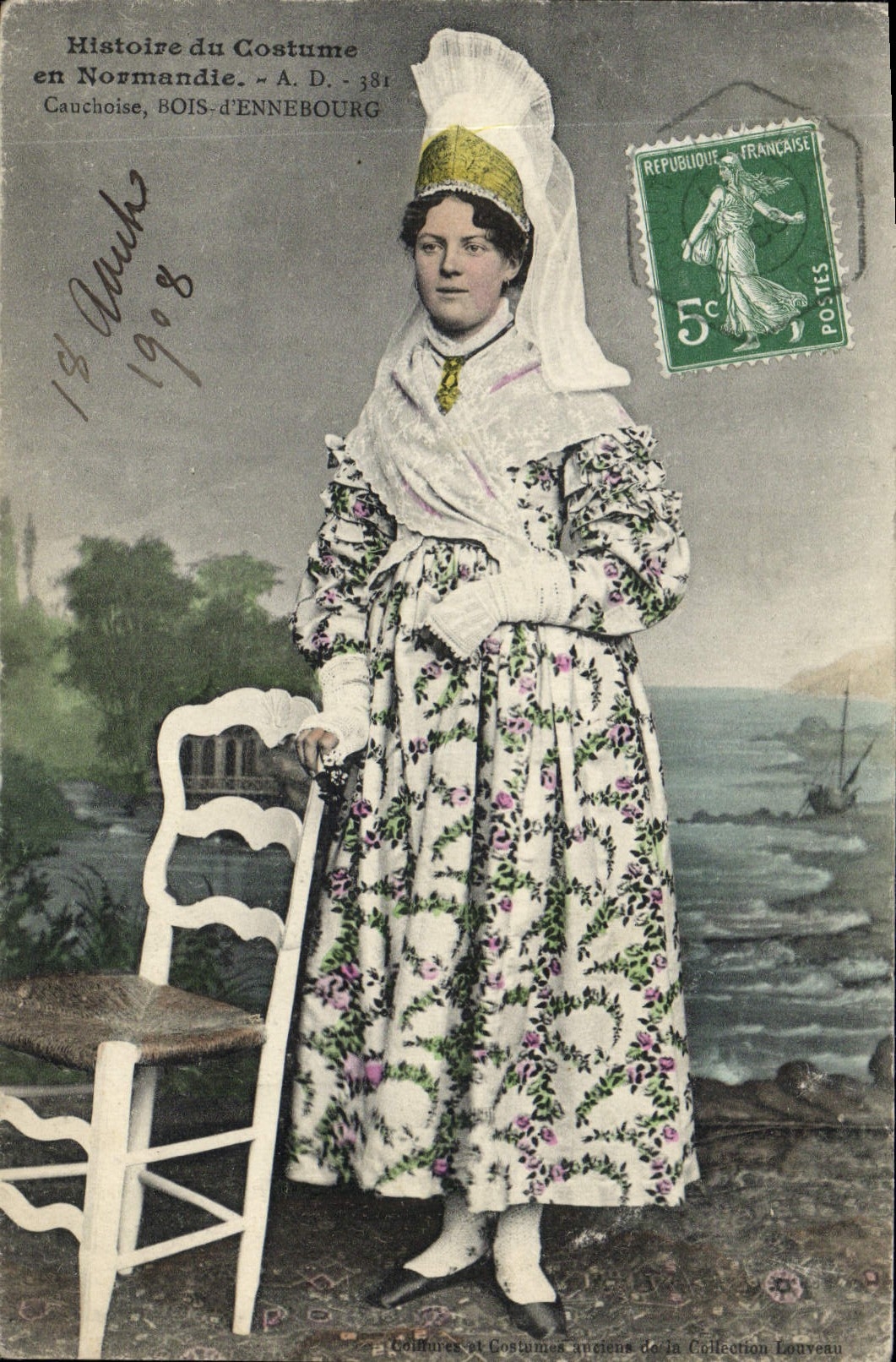 CPA Folklore Normandie Cauchoise Bois d'Ennebourg