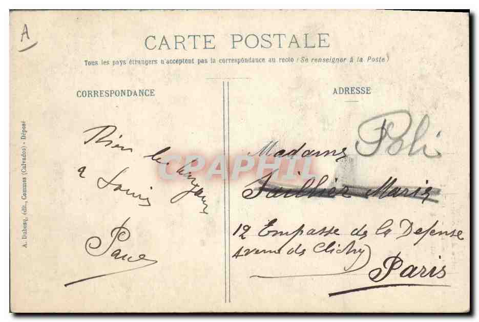 CPA Folklore Normandie Cauchoise Bois d'Ennebourg — Verso