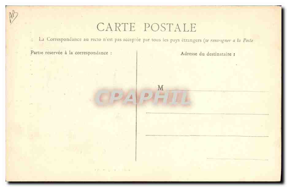 CPA Folklore Normandie Avranches — Verso