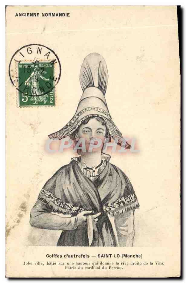 CPA Folklore Normandie Saint Lo