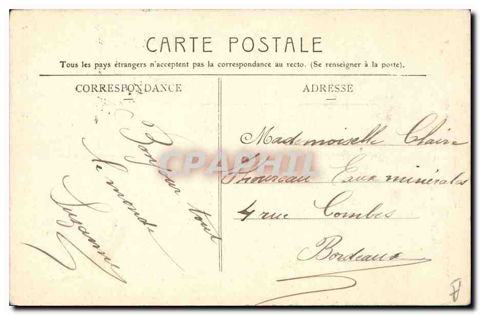 CPA Folklore Normandie Saint Lo — Verso