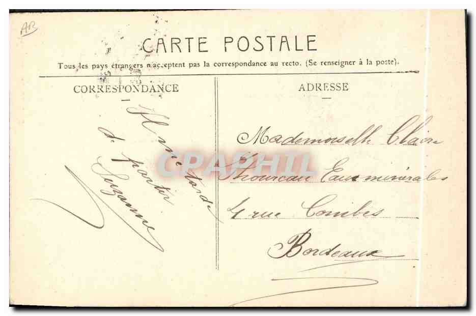 CPA Folklore Normandie St Valery en Caux — Verso