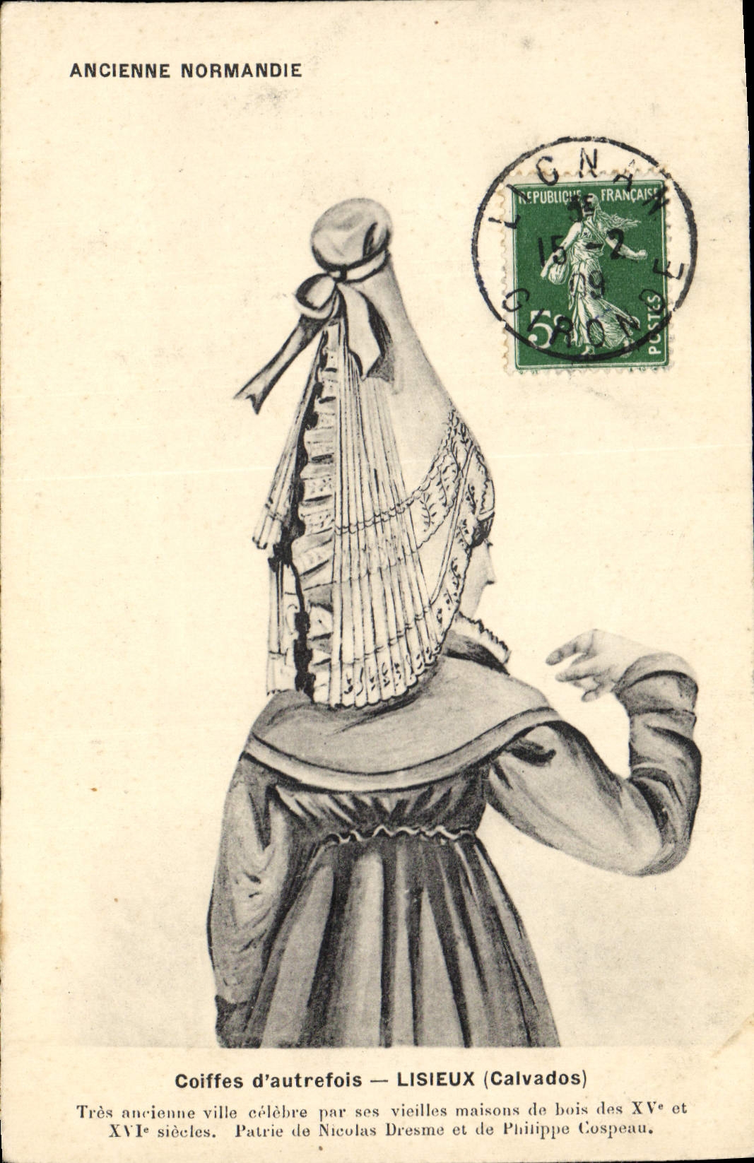 CPA Folklore Normandie Lisieux
