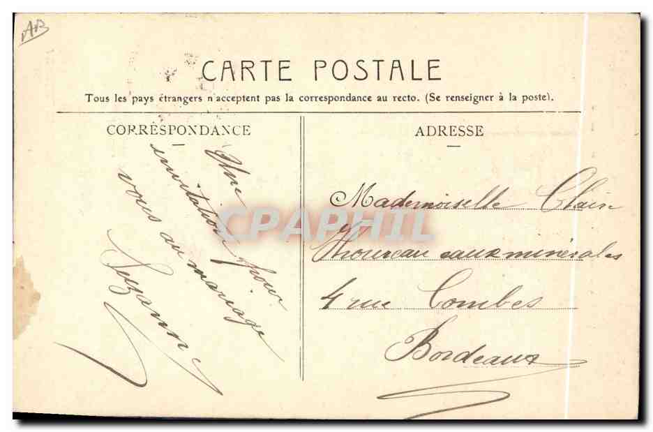 CPA Folklore Normandie Lisieux — Verso