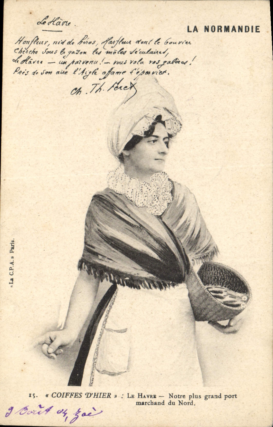CPA Folklore Normandie Le Havre 