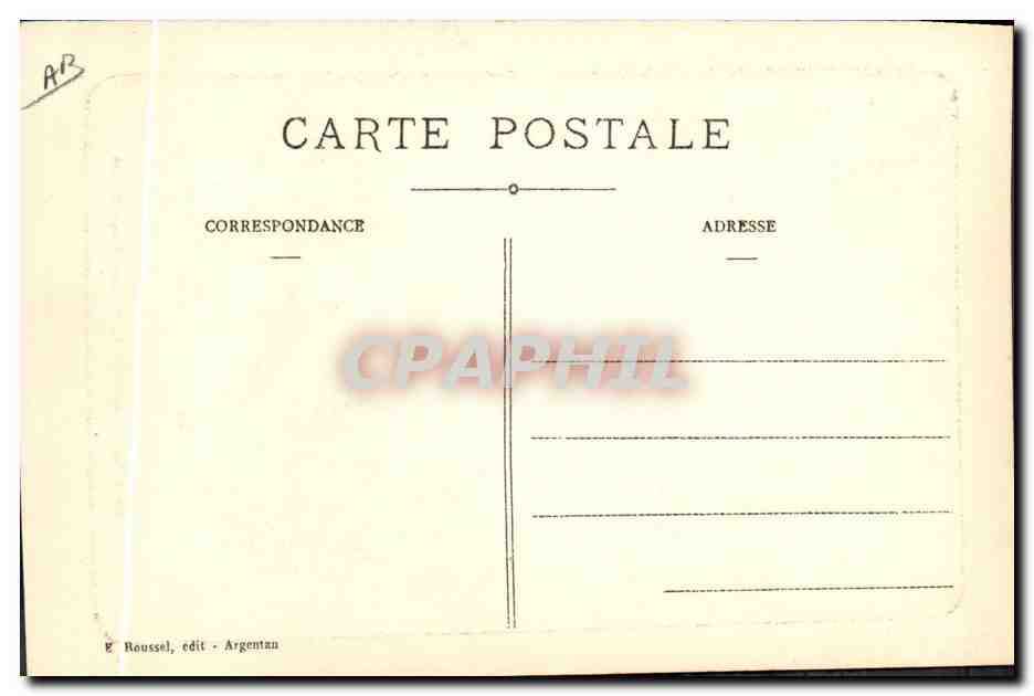 CPA Folklore Normandie La fileuse a son rouet — Verso