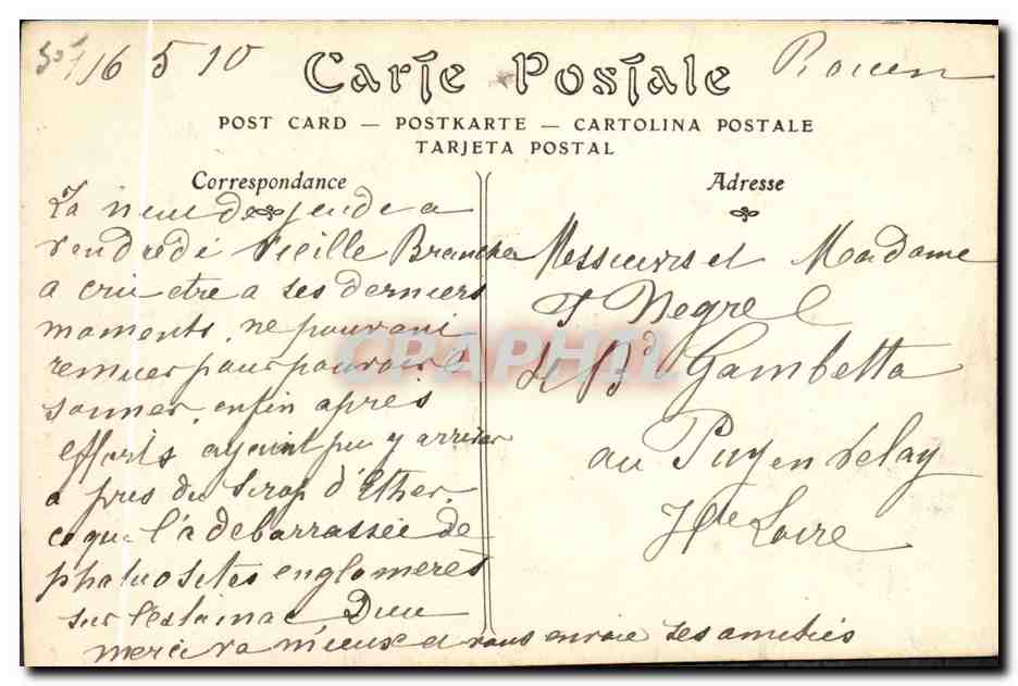 CPA Folklore Normandie Femme Normande  — Verso