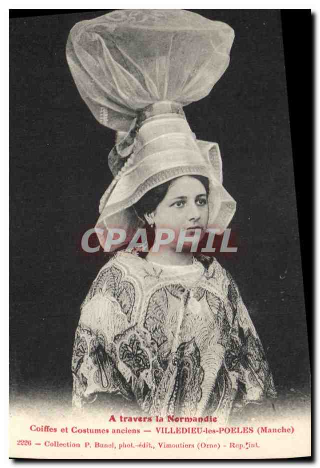 CPA Folklore Normandie Villedieu les Poeles
