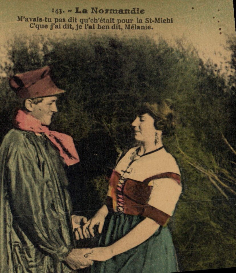 CPA Folklore Normandie