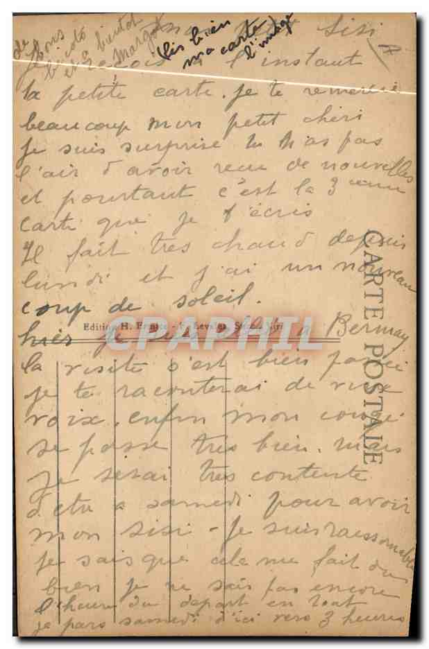CPA Folklore Normandie — Verso