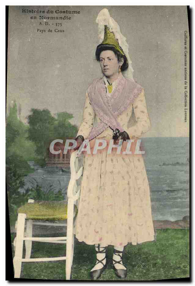 CPA Folklore Normandie Pays de Caux