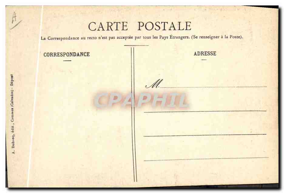 CPA Folklore Normandie Pays de Caux — Verso