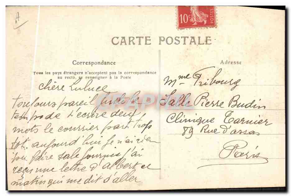CPA Folklore Normandie Le gars de Falaise Lanterne — Verso
