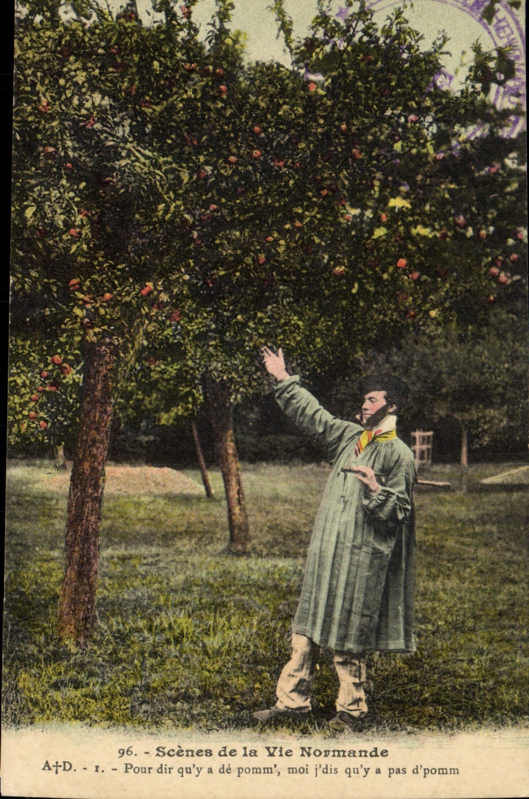 CPA Folklore Normandie