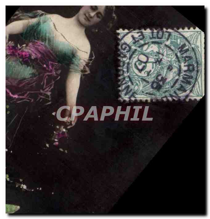 CPA Fantaisie Lutin Femme