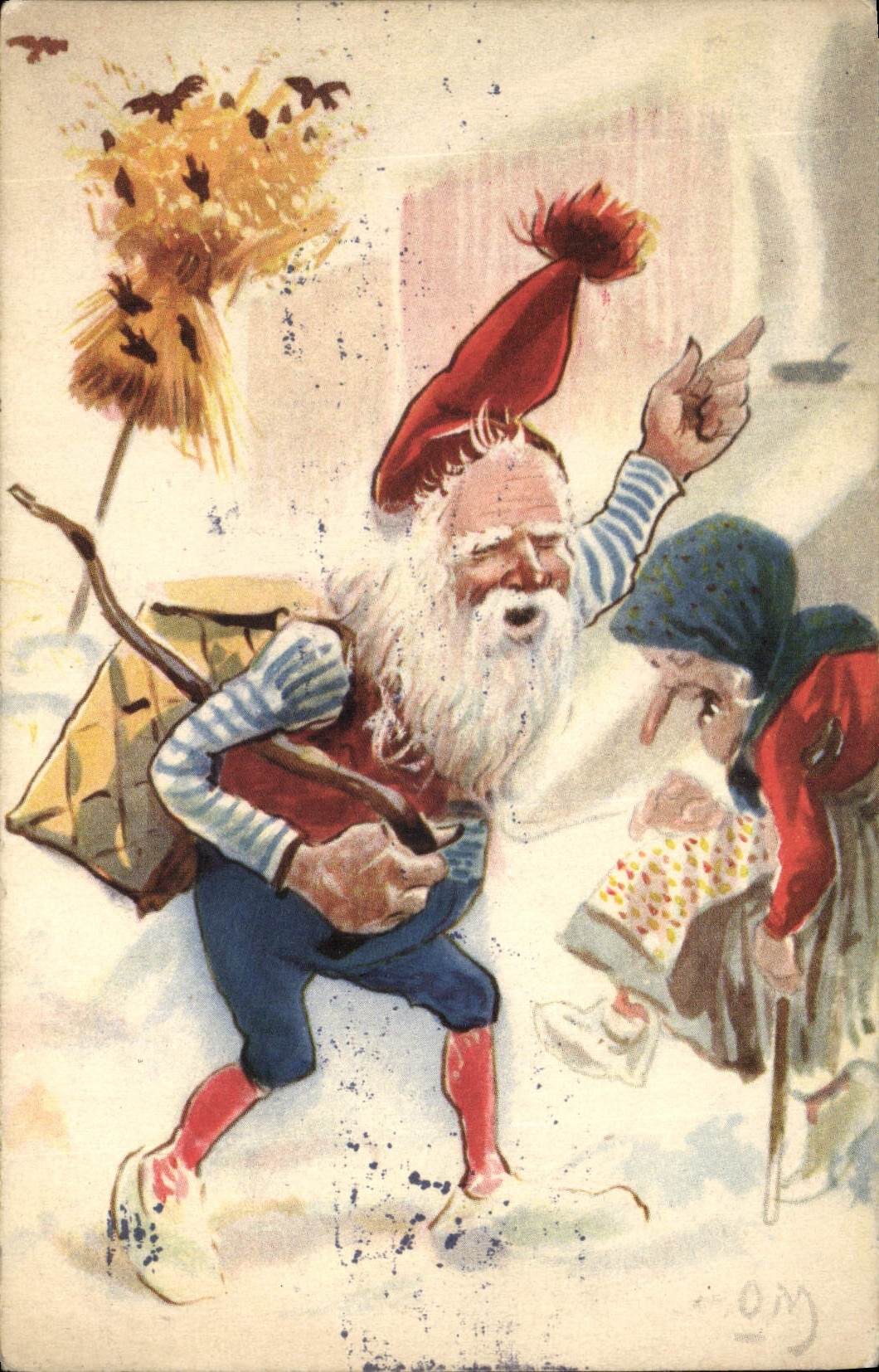 CPA Fantaisie Lutin 