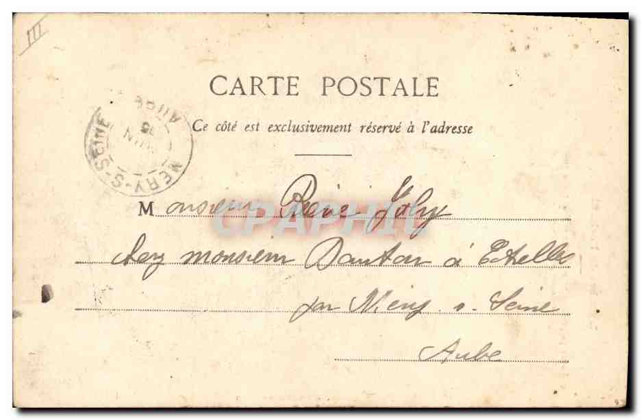 L'Ombre du Pochard — Phototype A. Bergoet & Co. Nanny — n° 90 — Verso