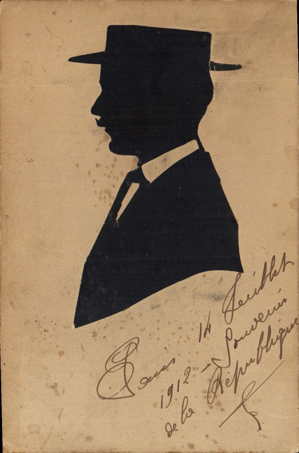 Silueta de Luis XIV — 1912 — 14a República