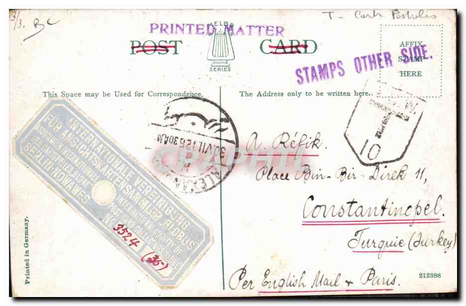 CPA Cartes Postales Suspension Bridge North Sydney NSW Publicite Cartes postales — Rückseite
