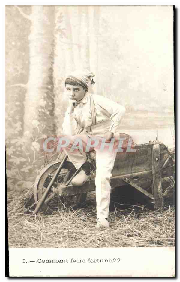 CPA Cartes Postales Enfant Marchand de cartes postales