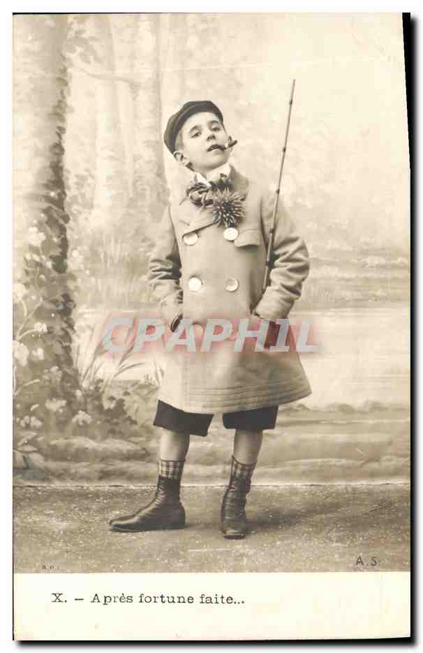 CPA Cartes Postales Enfant Marchand de cartes postales