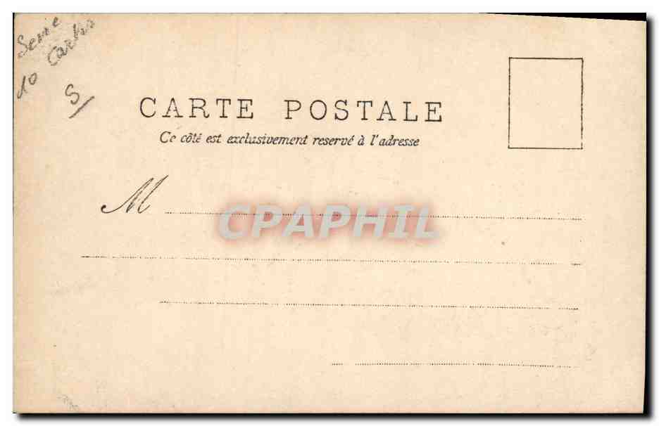 CPA Cartes Postales Enfant Marchand de cartes postales — Rückseite