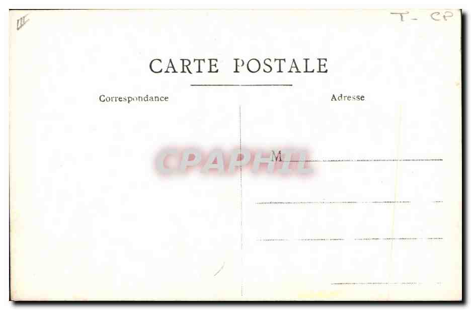 CPA Cartes Postales Femme — Rückseite