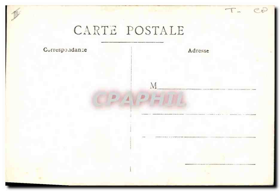 CPA Cartes Postales Femme — Back