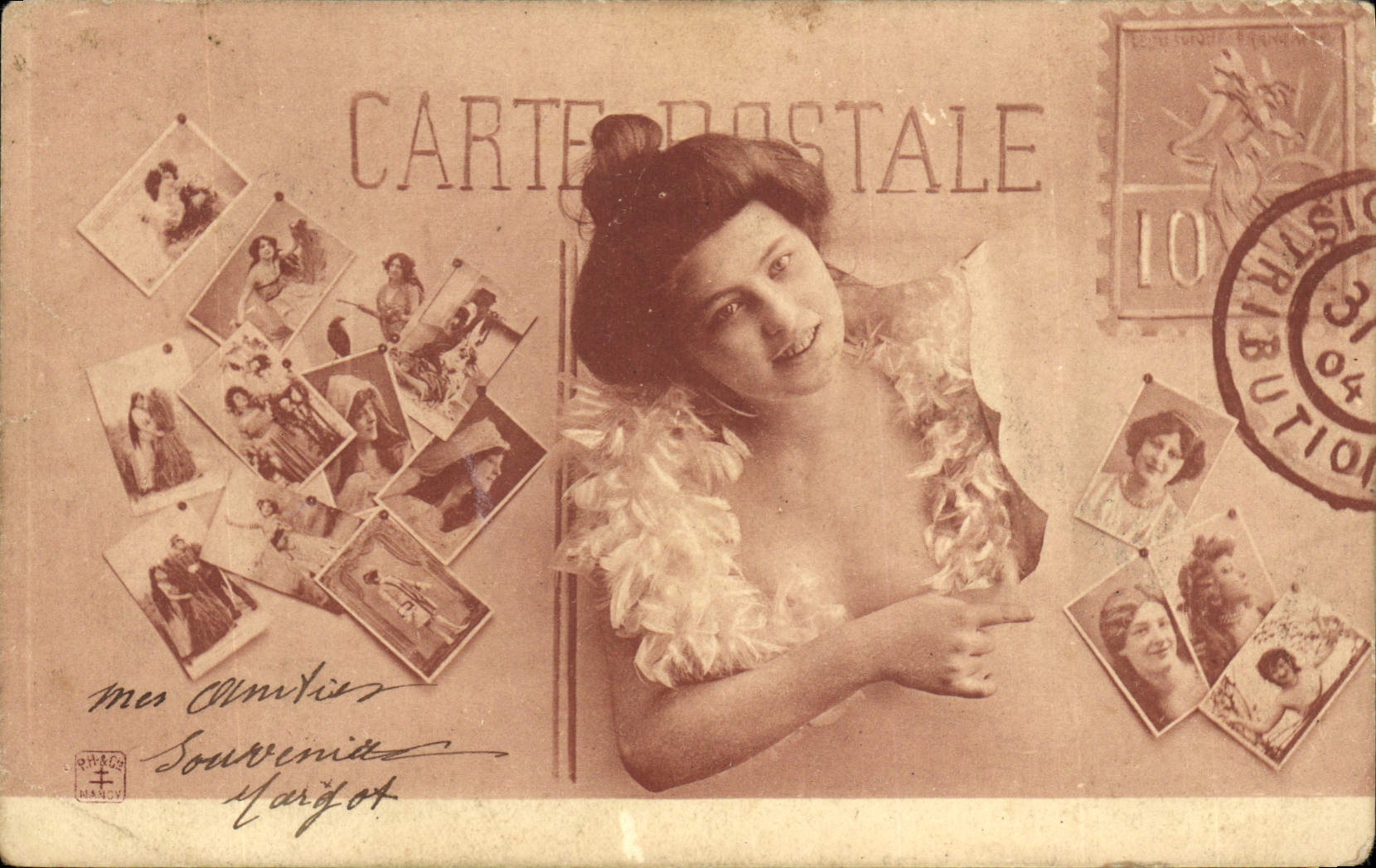 CPA Cartes Postales Femme Semeuse 