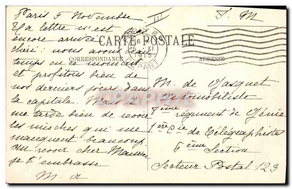 Paris — Moulin de Longchamp — C. Noir Gulliver — Reverso
