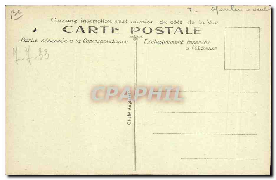 La Pointe du RAZ - Le Moulin de LESCOFF — CPA n°925, éditeur Anglédé — Reverso