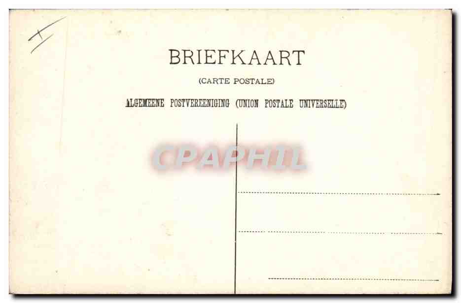 CPA Moulin a vent Zaanstreek  — Rückseite