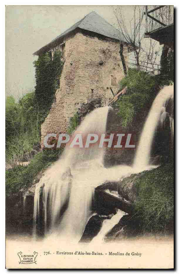 CPA Moulin Environs d'Aix les Bains Moulins de Gresy 
