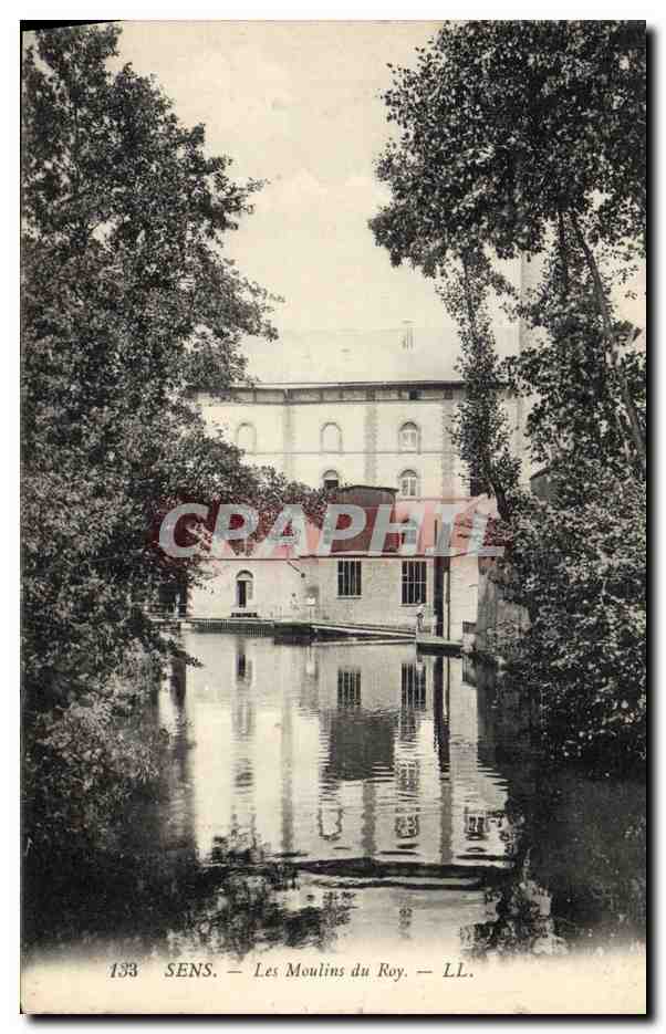 CPA Moulin Sens Les moulins du Roy