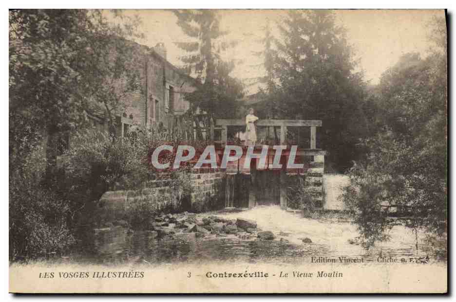 CPA Moulin Vosges Contrexeville Le vieux moulin