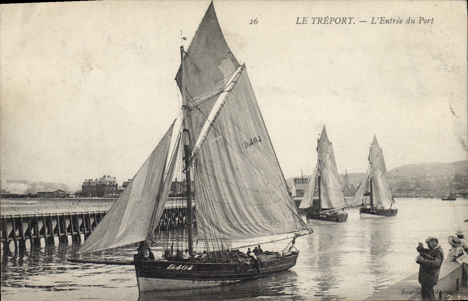 Le Tréport — L'Entrée du Port — Bourdais Éditeur n°26
