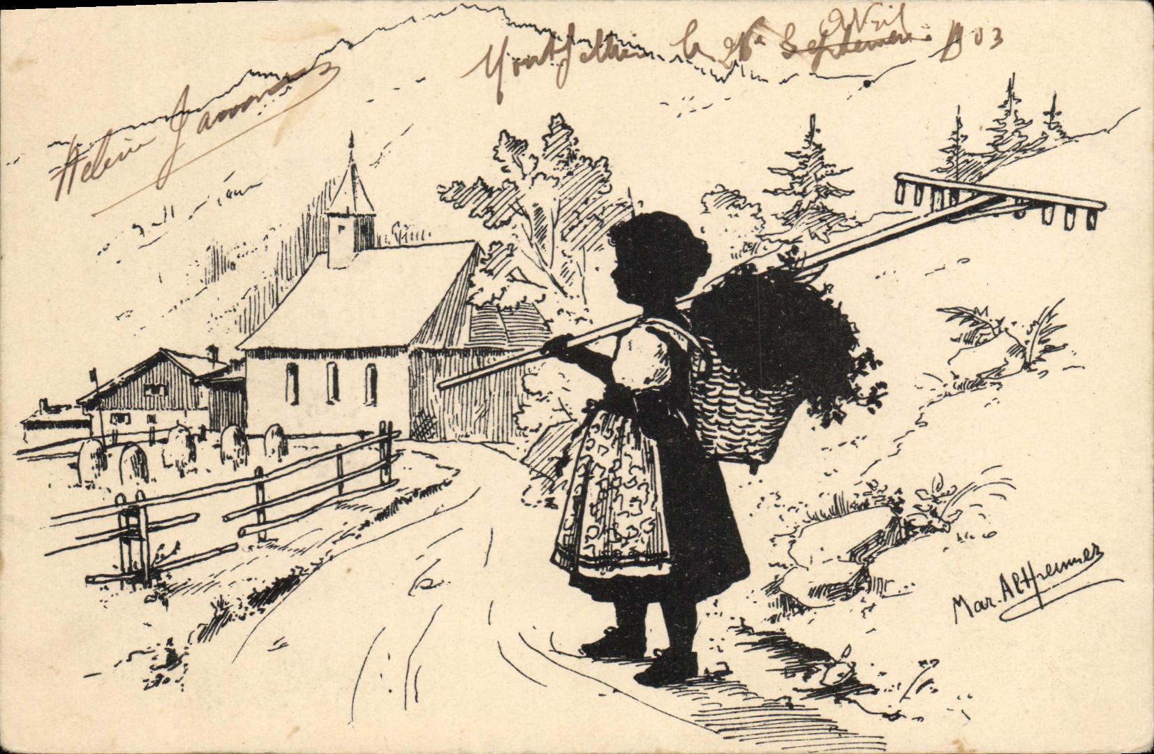 CPA Fantaisie Illustrateur Enfant