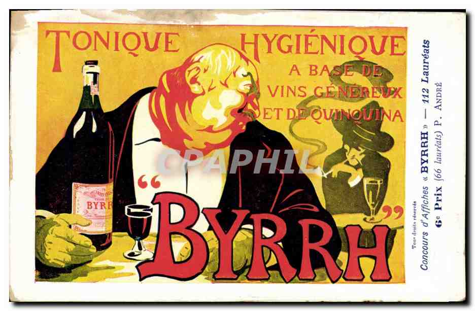 CPA Fantaisie Illustrateur Tonique Hygienique Byrrh