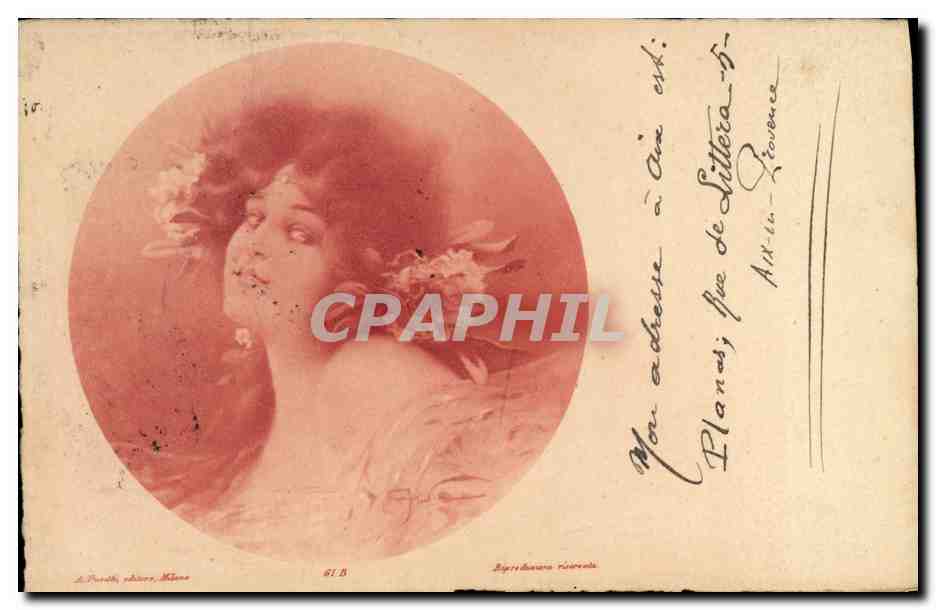 CPA Fantaisie Illustrateur Femme