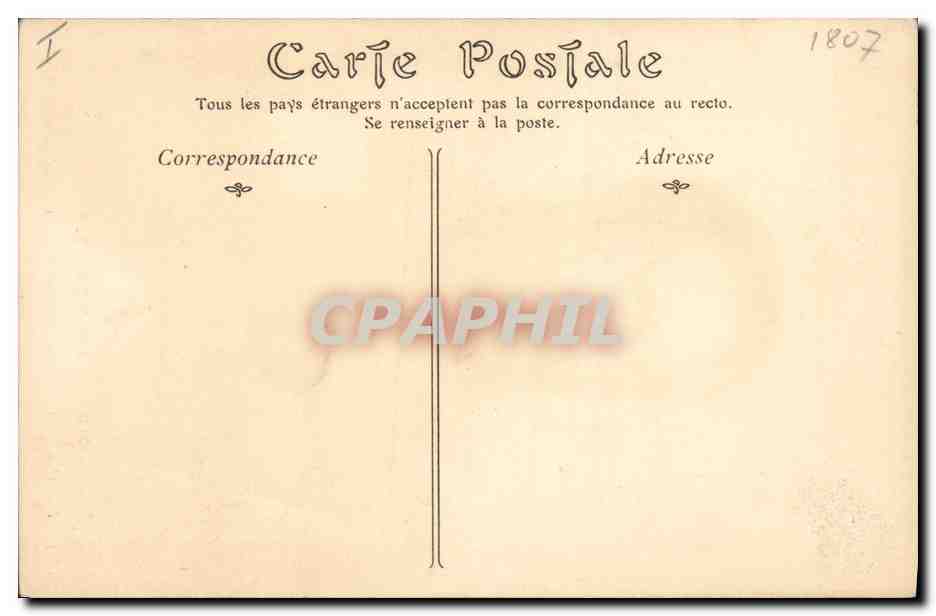 CPA Napoleon 1er recoit la reine de Prusse a Tilsitt Musee de Versailles — Rückseite