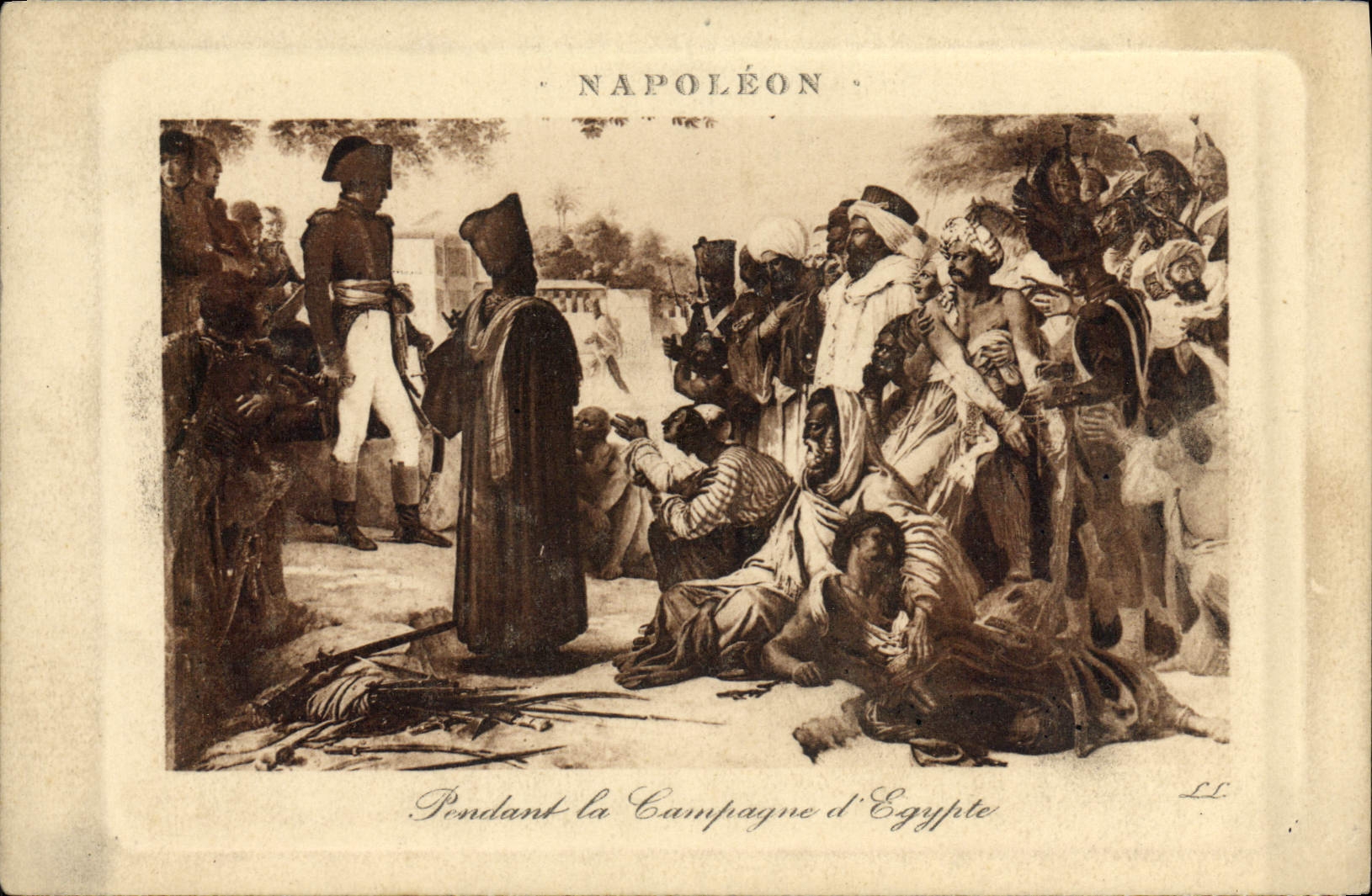 CPA Napoleon 1er Pendant la campagne d'Egypte Egypt 
