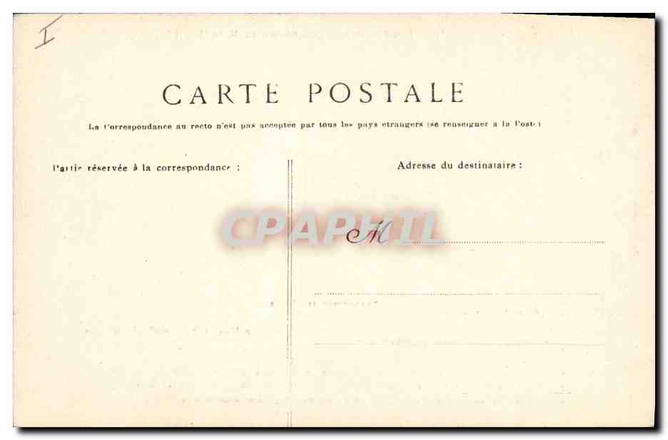 CPA Napoleon 1er Fac simile de l'abdication — Rückseite