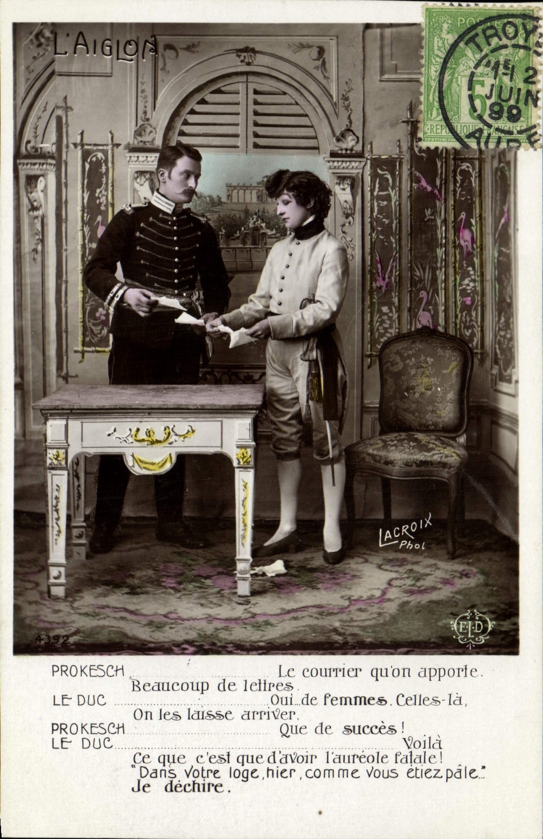 CPA Napoleon 1er L'Aiglon Prokesch le Duc 