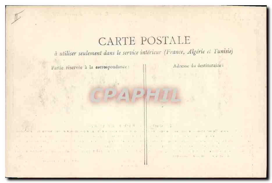 CPA Napoleon 1er Acte de bapteme 21 juillet 1771 Ajaccio Corse  — Rückseite
