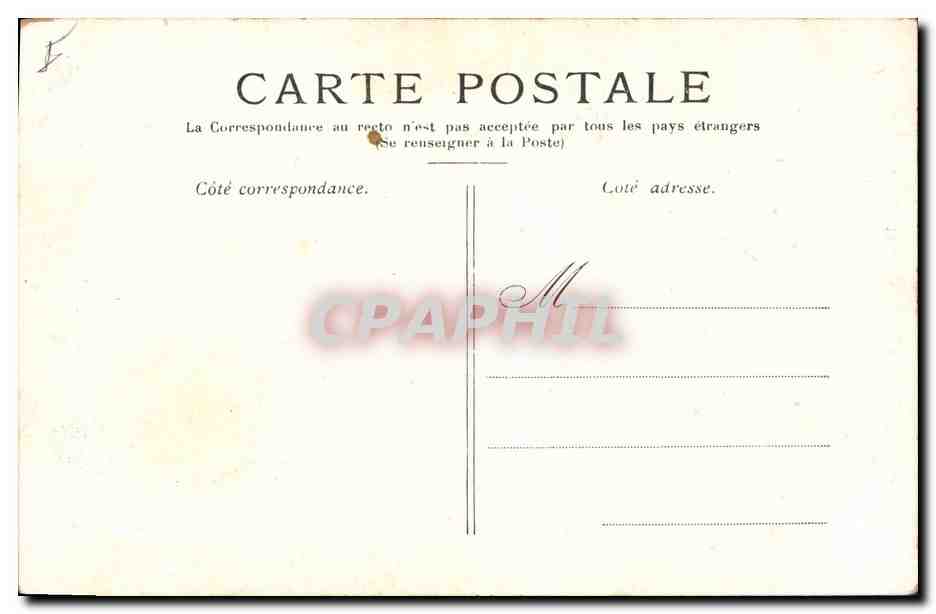 CPA Napoleon 1er Bonaparte 1er Consul Isabey Versailles  — Rückseite