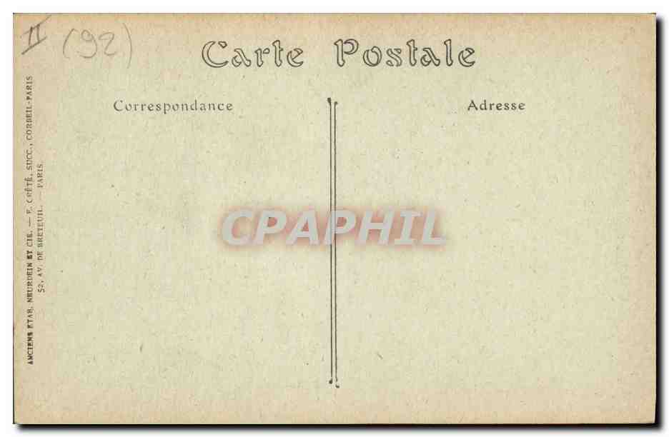 CPA Napoleon 1er Bonaparte Premier Consul — Verso