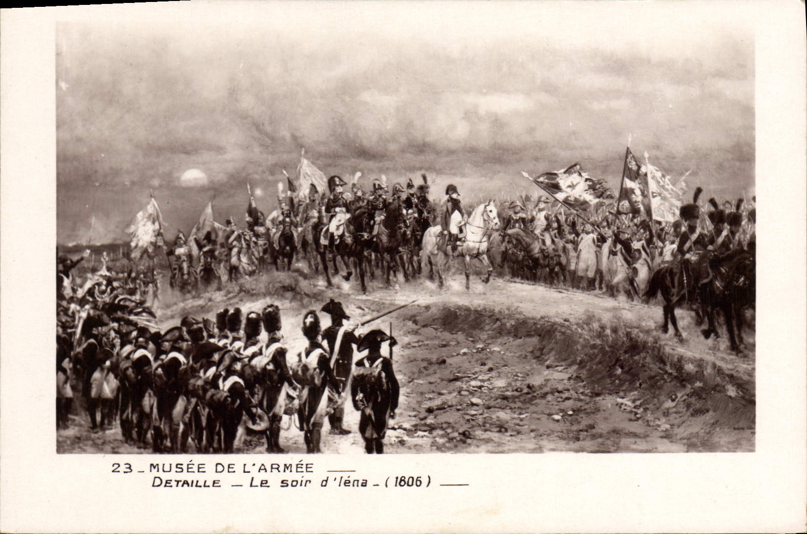 CPA Napoleon 1er Paris Musee de l'Armee Detaille le soir d'Iena 1806