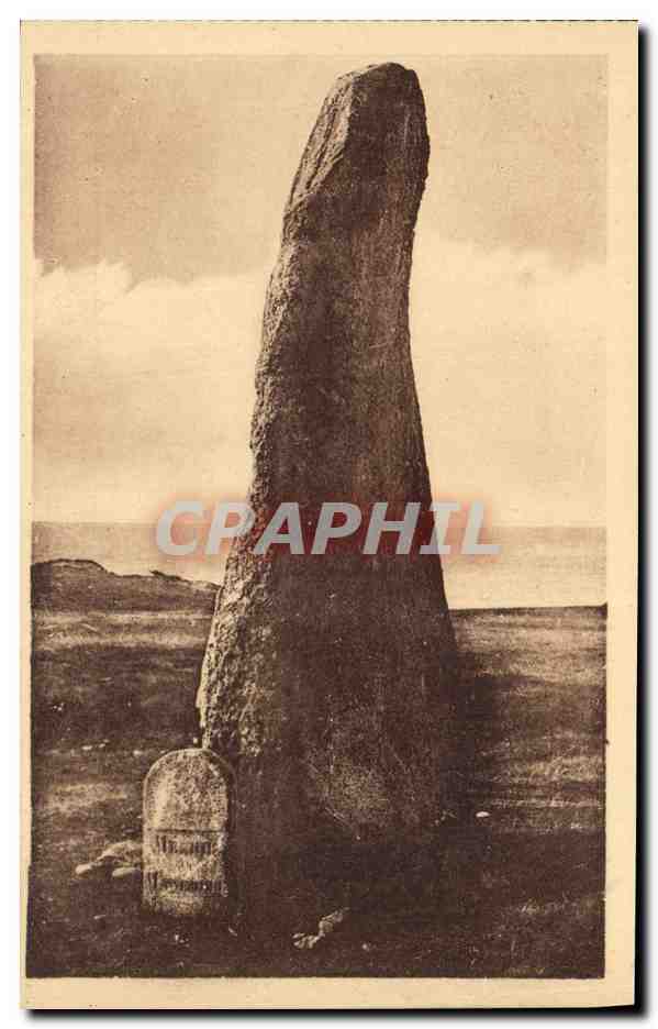 CPA Dolmen Menhir Quiberon Menhir de Manemeus 